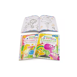 LIBRO VAMOS A PINTAR CON STICKERS JM IMPORT LTBRIBA033