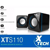 PARLANTES STEREO XTECH XTS110 USB & JACK 3.5MM 5W 1