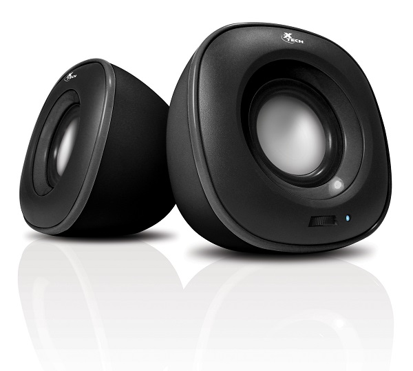 PARLANTES STEREO XTECH XTS115BK USB & JACK 3.5MM 6W 1