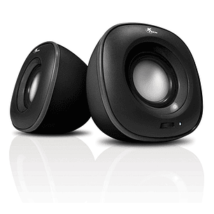 PARLANTES STEREO XTECH XTS115BK USB & JACK 3.5MM 6W
