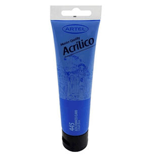 PINTURA ACRILICA ARTEL 100ML. AZUL FRANCES CLARO N°445