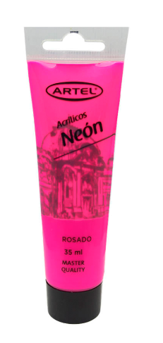 PINTURA ACRILICA ARTEL 35ML  ROSADO NEON N° 856 1
