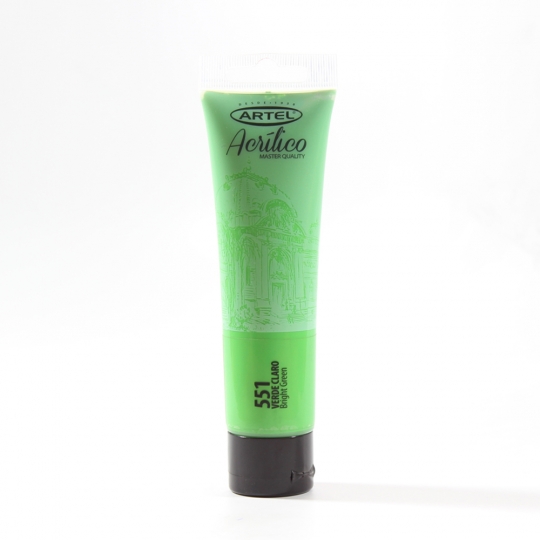 PINTURA ACRILICA ARTEL 35ML VERDE CLARO N°551  1