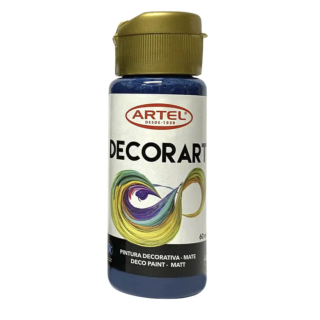 PINTURA DECORART ARTEL 60 ml AZUL OSCURO Nº 45 1