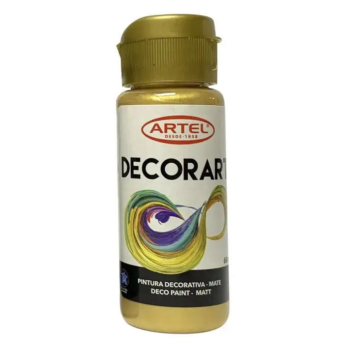 PINTURA DECORART ARTEL 60 ml ORO BRILLANTE Nº 91 1