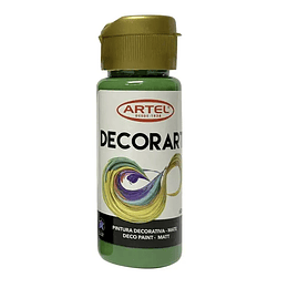 PINTURA DECORART ARTEL 60 ml VERDE CLARO Nº 52