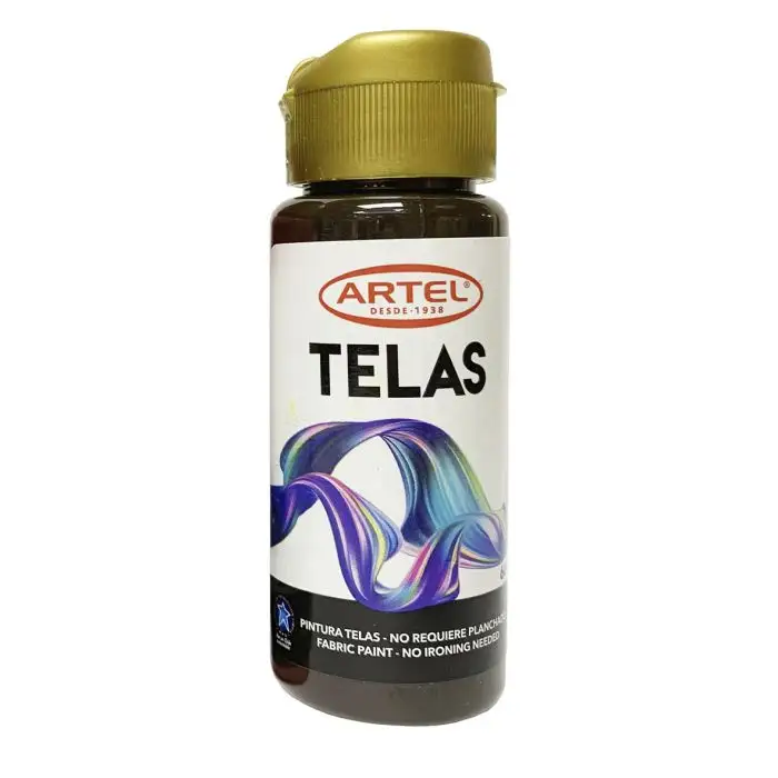 PINTURAS P/ TELAS ARTEL 60 ml CAFE OSCURO N° 69 1