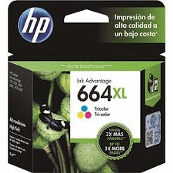 CARTRIDGE HP 664XL F6V30AL COLOR