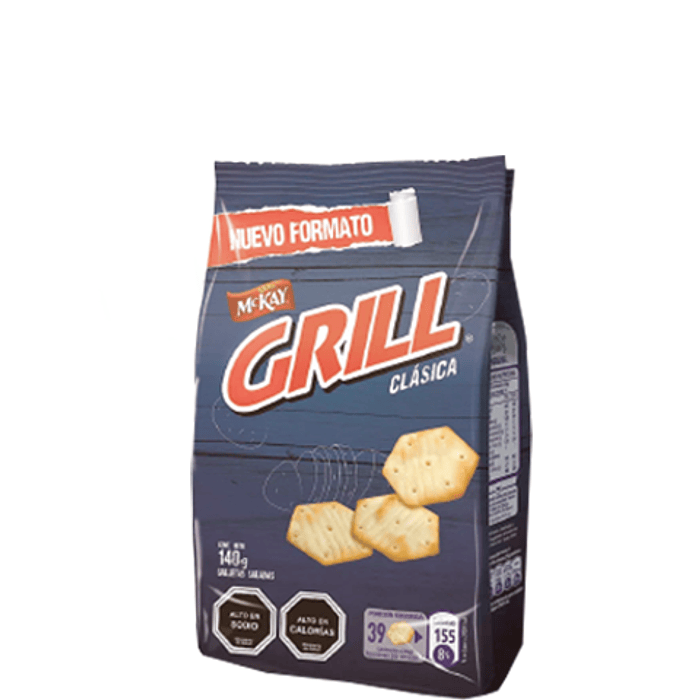 GALLETA MACKAY GRILL CLASICA 140 GRMS.