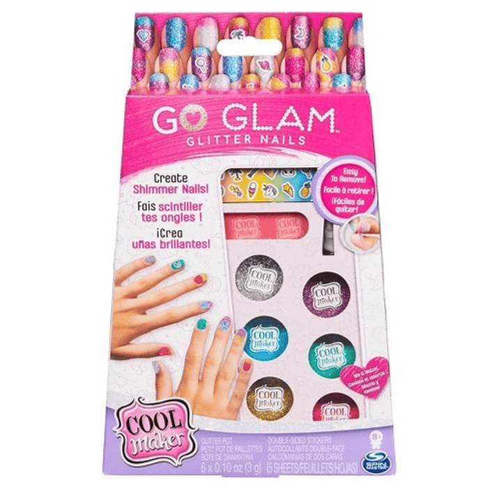 GO GLAM SET GLITTER P/UÑAS +8a. IMEXP.(6059916)