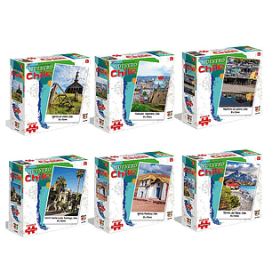 PUZZLE 500 PIEZAS NUESTRO CHILE 10+ 52X38CM (AA-3500)