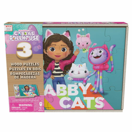 PUZZLE GABBY 3 UNID. MADERA 28,4CMS X 21,3CMS. 24 PZS. +3a IMEXP.(COD.6066549) 1