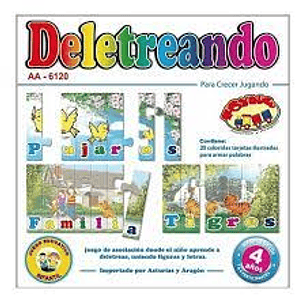 JUEGO EDUCATIVO DELETREANDO SILABAS COD-AA6120