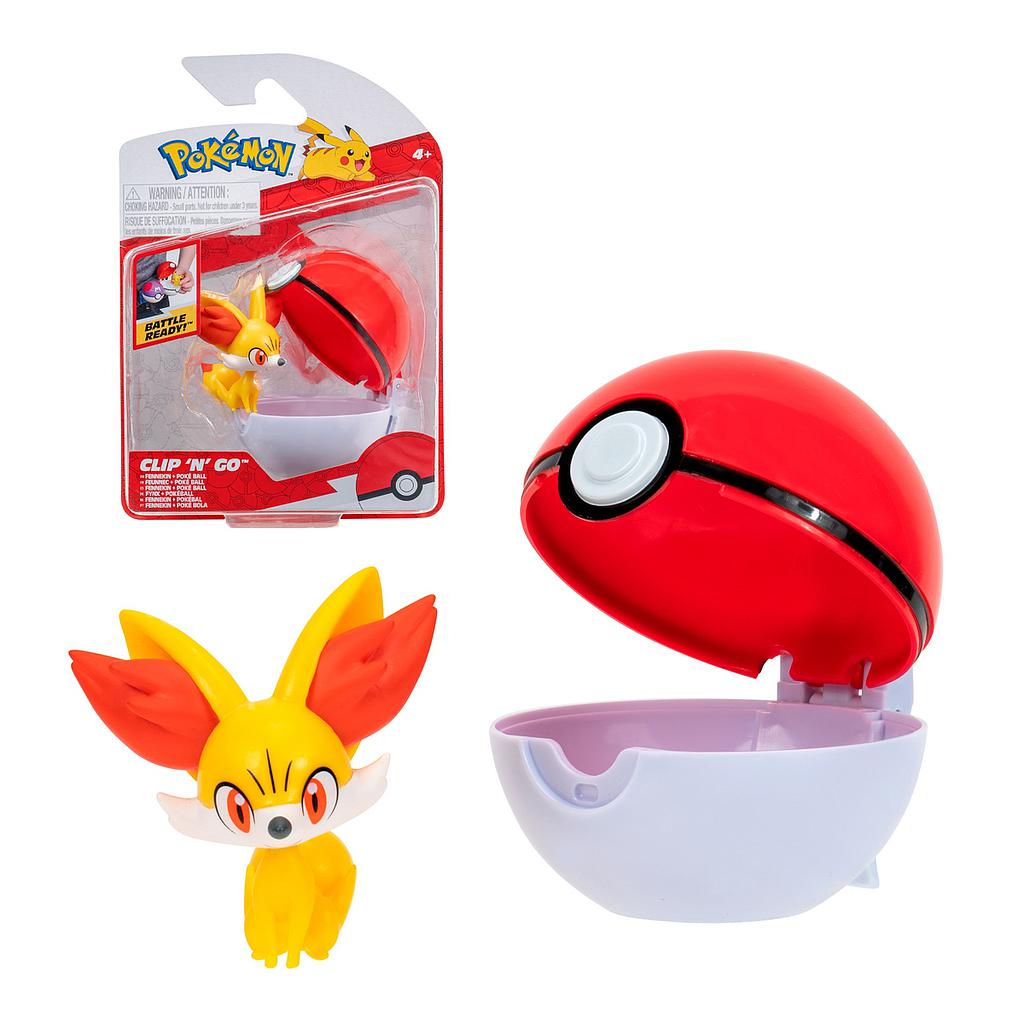 FIGURA POKEMON POKEBOLA FENNEKIN +4a. IMEXP. (COD.PKW3132) 1
