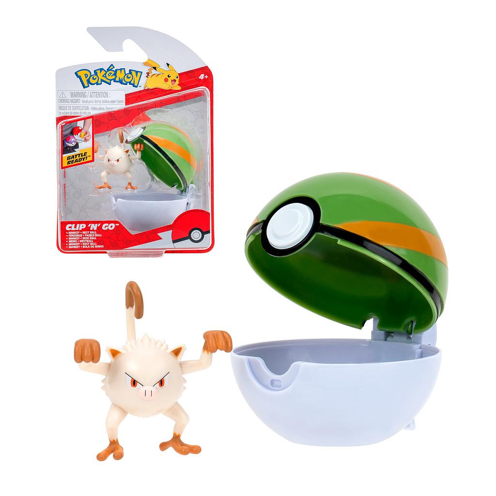 FIGURA POKEMON POKEBOLA MANKEY +4a. IMEXP. (COD.PKW3136) 1