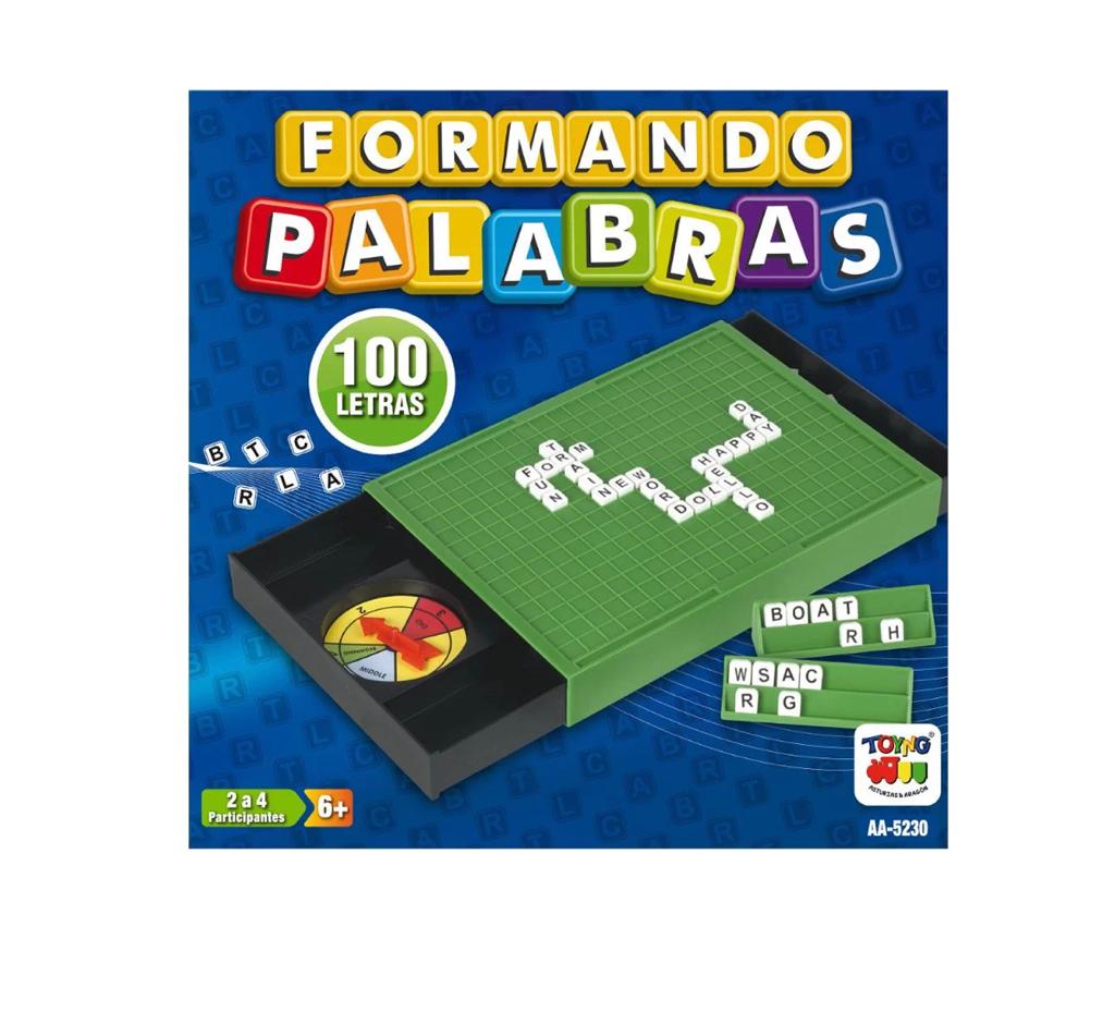 JUEGO FORMANDO PALABRAS 100 LETRAS TOYNG 6+ AA-5230 1