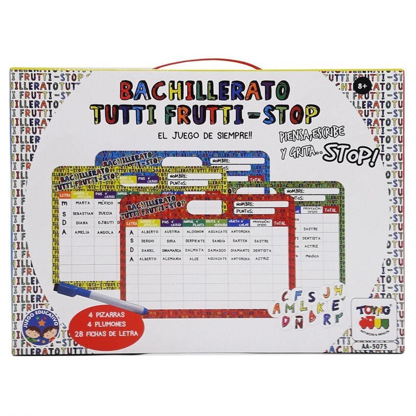 JUEGO BACHILLERATO TUTTI FRUTTI-STOP TOYNG 8+ AA-5075 1