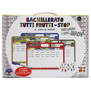 JUEGO BACHILLERATO TUTTI FRUTTI-STOP TOYNG 8+ AA-5075