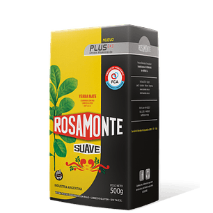 YERBA MATE SUAVE PLUS ROSAMONTE 500 GRS.