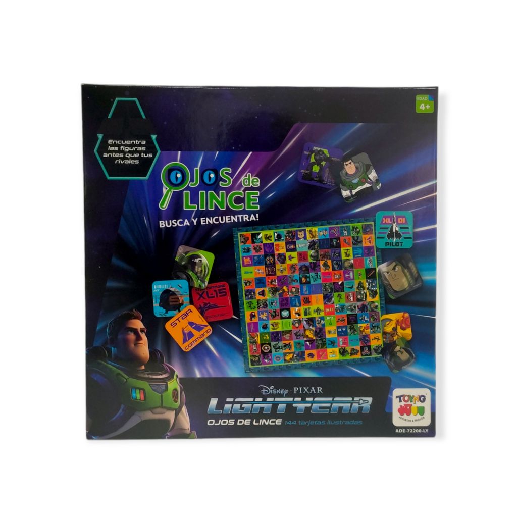 JUEGO OJOS DE LINCE LIGHT YEAR 144 TARJETAS ADE-72200-LY 1