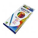 LAPICES DE COLORES GIOTTO STILNOVO 12 UNID. +LAPIZ/SACAPUNTA 1