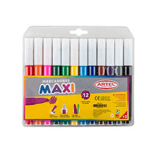 MARCADORES ARTEL JUMBO MAXI 12 COLORES