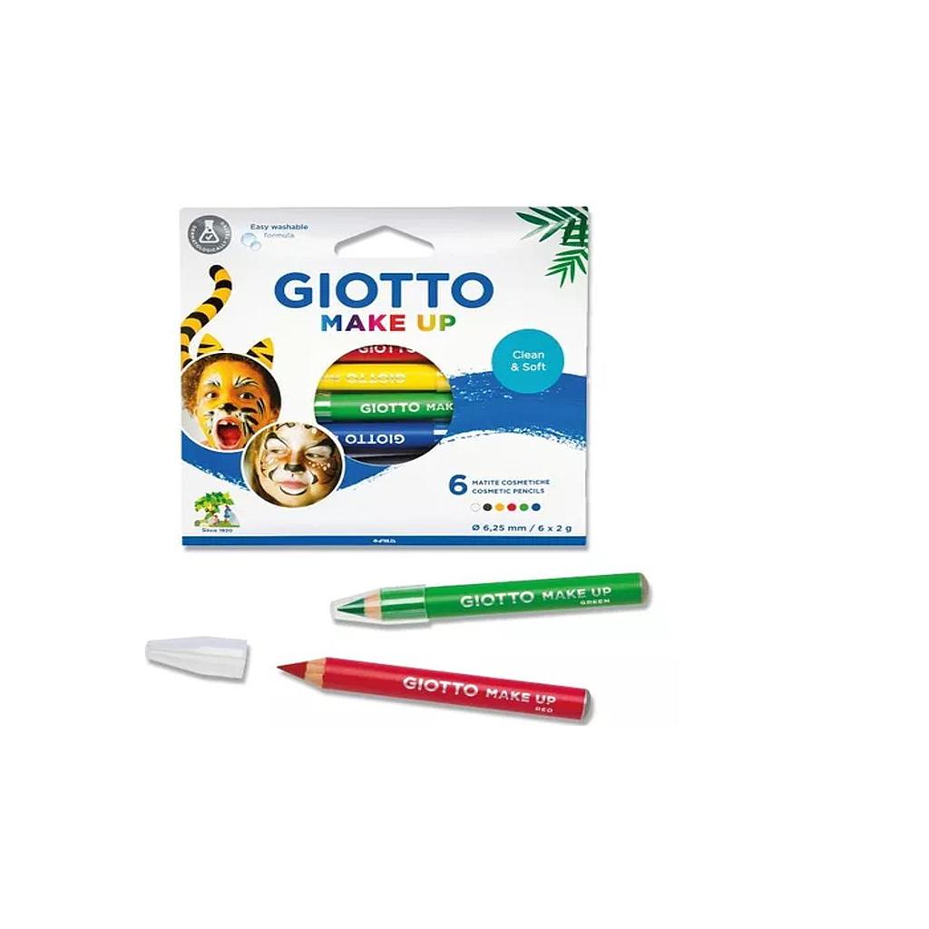 LAPIZ PINTA CARA GIOTTO 6 COLORES CLASICOS 1