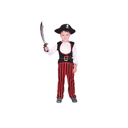 DISFRAZ INFANTIL GLAM PIRATA TALLA 7-9 AÑOS 1