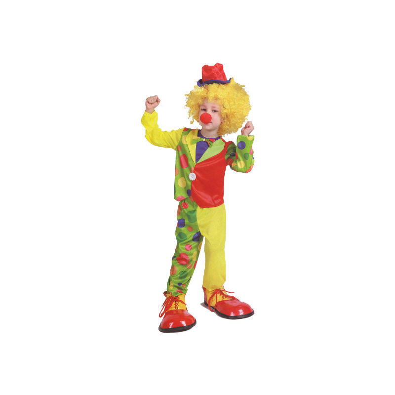 DISFRAZ INFANTIL GLAM PAYASO TALLA 4-6 AÑOS 1