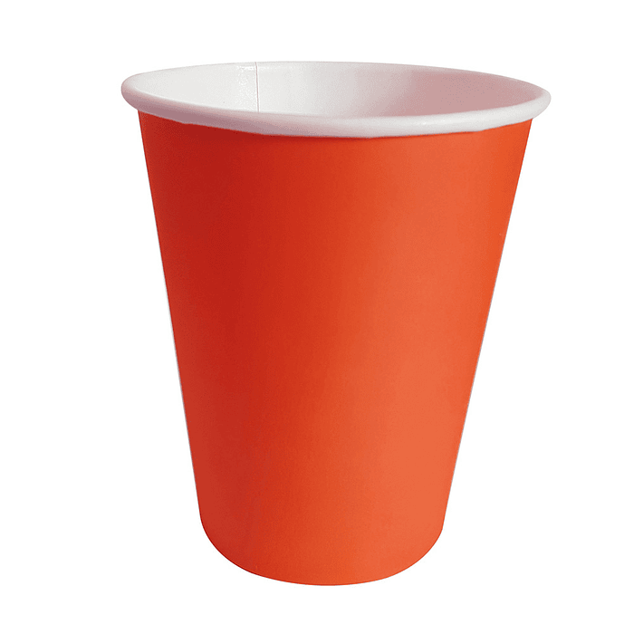 VASO POLIPAPEL ROJO 250CC 20 UNID.