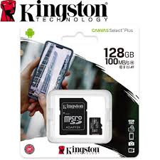 TARJETA DE MEMORIA MICRO SDXC PORTATIL KINGSTON CANVAS 128GB 100/MB/S 1
