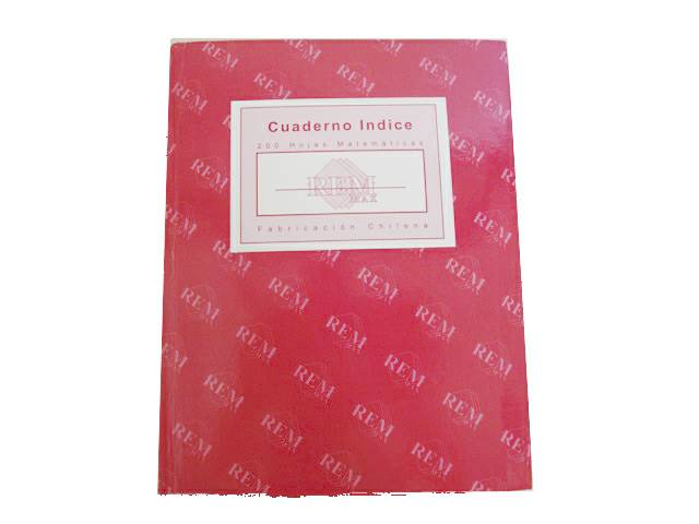CUADERNO INDICE REM 200 Hjs 7mm 1