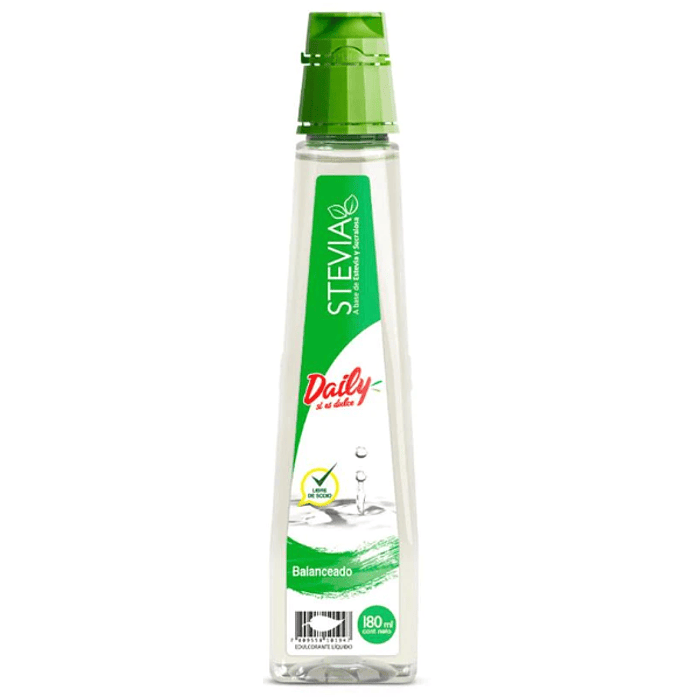 ENDULZANTE LIQUIDO DAILY STEVIA BALANCEADO 180ml