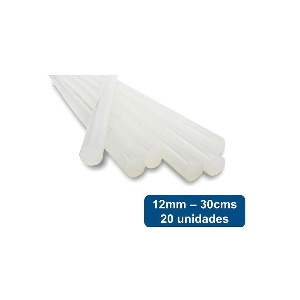 SILICONA EN BARRA REX 12 MM 30CMS. 20 UNID. 1