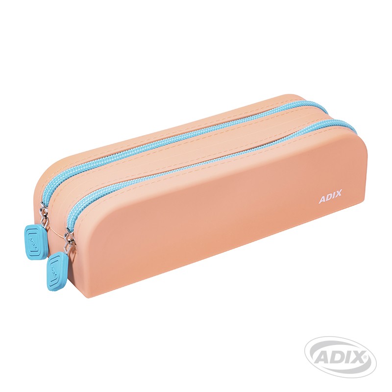 ESTUCHE ESCOLAR ADIX SILICONA COLOR DAMASCO (A503230) 1