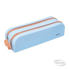 ESTUCHE ESCOLAR ADIX SILICONA COLOR CELESTE (A503231) 1