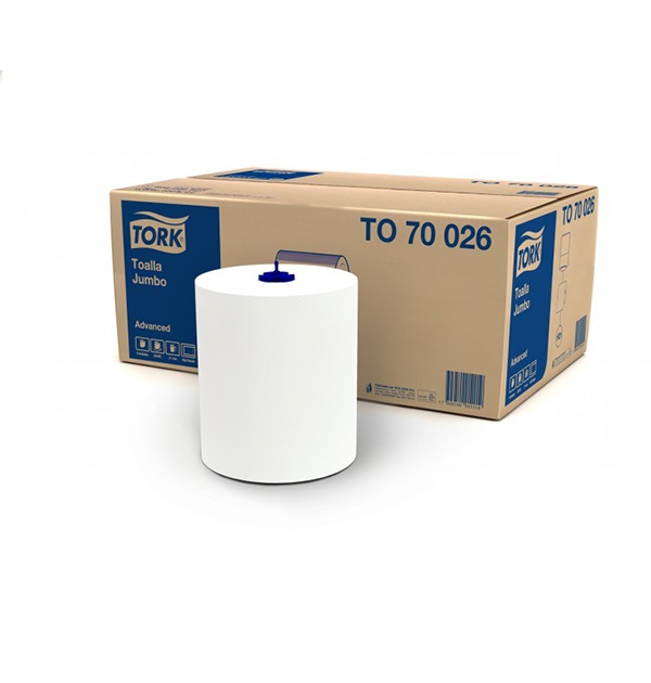 TOALLA TORK ADVANCED H21  6 X 250 MTS. TAPA AZUL 1