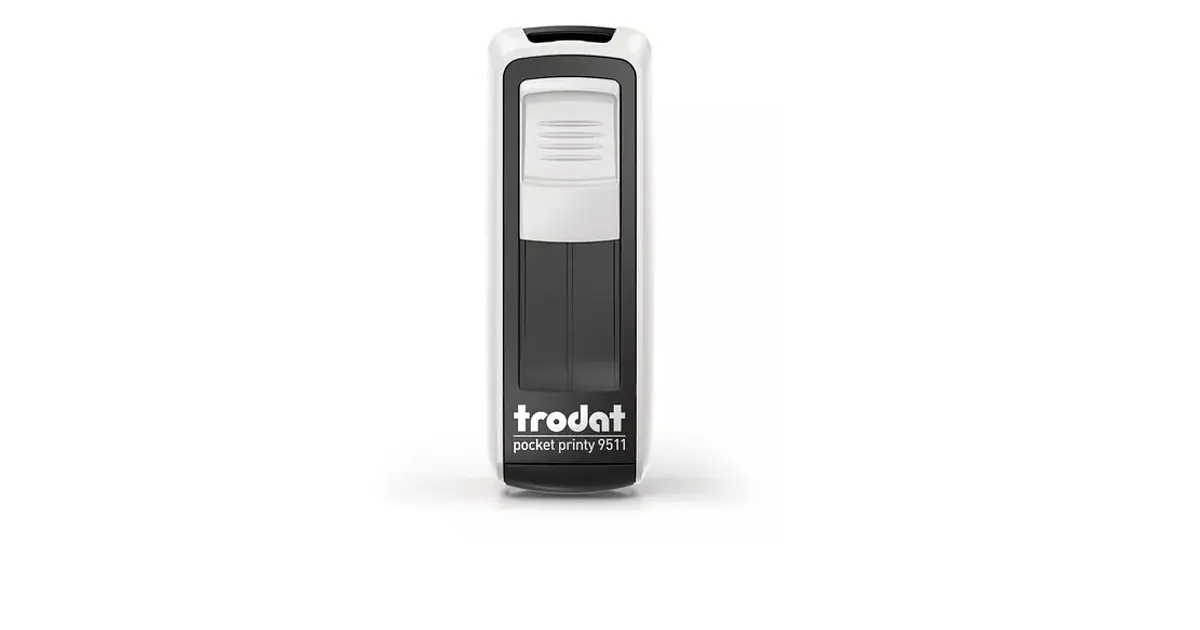 Tampon Trodat Mobile Printy 9511 - 3 lignes max. - 38x14 mm