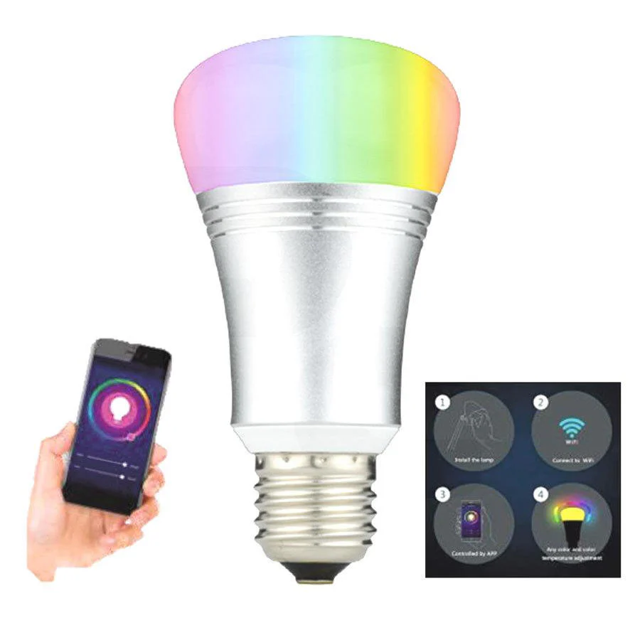 AMPOLLETA IRT E27 LED SMART WIFI RGB 1