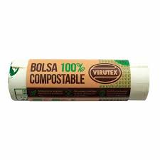 BOLSA RESIDUOS VIRUTEX 45 X 48 COMPOSTABLES 100 % VTX 1
