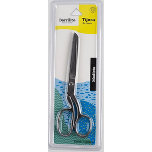 TIJERA MODISTA BARRILITO ACERO INOXIDABLE 20.32 CMS