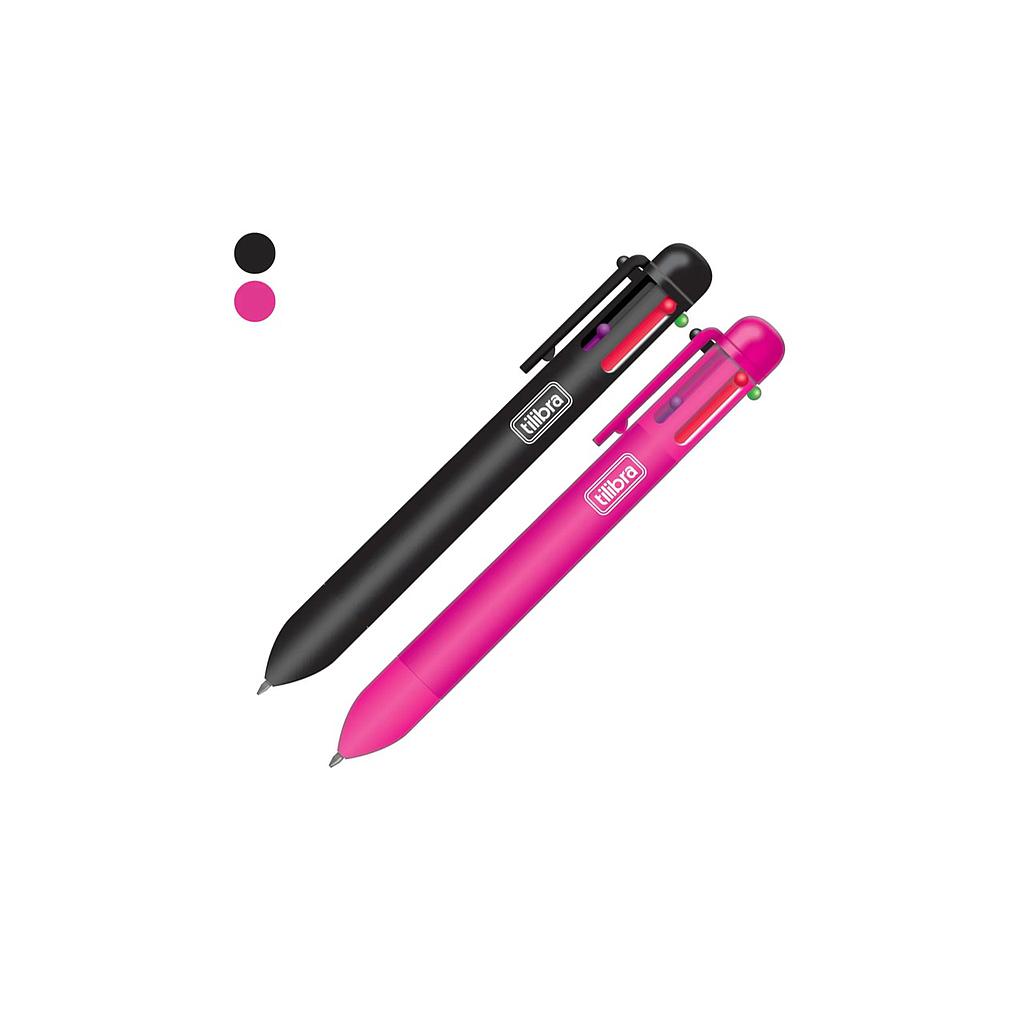 BOLIGRAFO TILIBRA 6 COLORES RC6 0,7MM  1