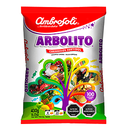 BOLSA CARAMELO AMBROSOLI ARBOLITO SURTIDO 430 GRS