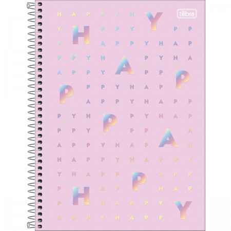 CUADERNO TILIBRA 1/2 OFICIO 7mm 160 Hjs 4 MATERIAS HAPPY  1