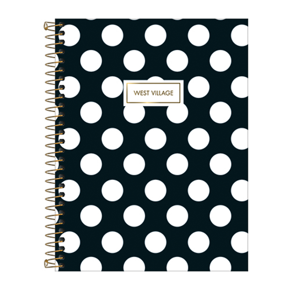 CUADERNO TILIBRA 1/2 OFICIO 7mm 160 Hjs 4 MATERIAS WEST VILLAGE  1