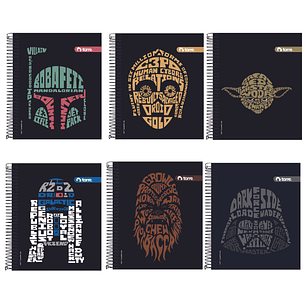 CUADERNO TORRE POCKET 5mm 90 Hjs STAR WARS 