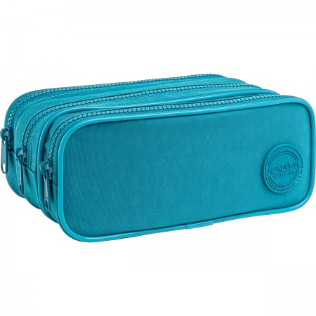 ESTUCHE TILIBRA ACADEMIE TRIPLE TURQUEZA 1