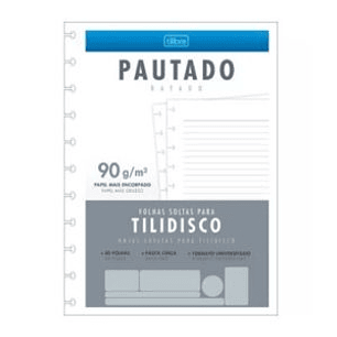 REPUESTO TILIBRA TILIDISCO HOJA LINEAS 200MM X 275MM 80 HJS.