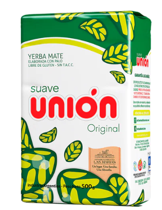 YERBA MATE UNION SUAVE ORIGINAL 500 GRS.