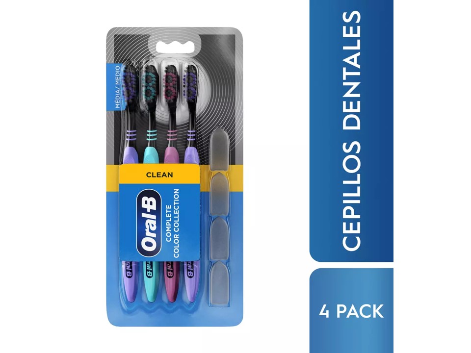 CEPILLOS ORAL-B MEDIO COMPLETE BLACK 4 UNIDADES 1